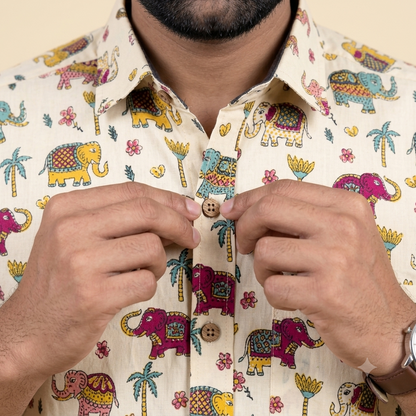 The Festive Rangeelo Elephant Shirt