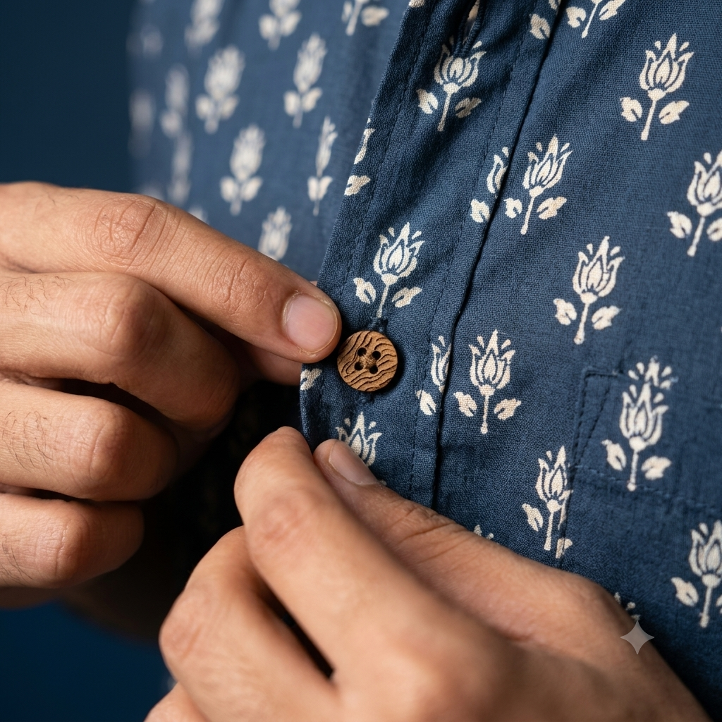 The Royal Bagru Floral Short-Sleeve Shirt