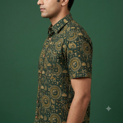 The Rangeelo Heritage Mandala Print Shirt