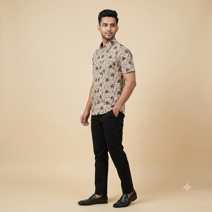 The Rangeelo Royal Elephant Heritage Shirt