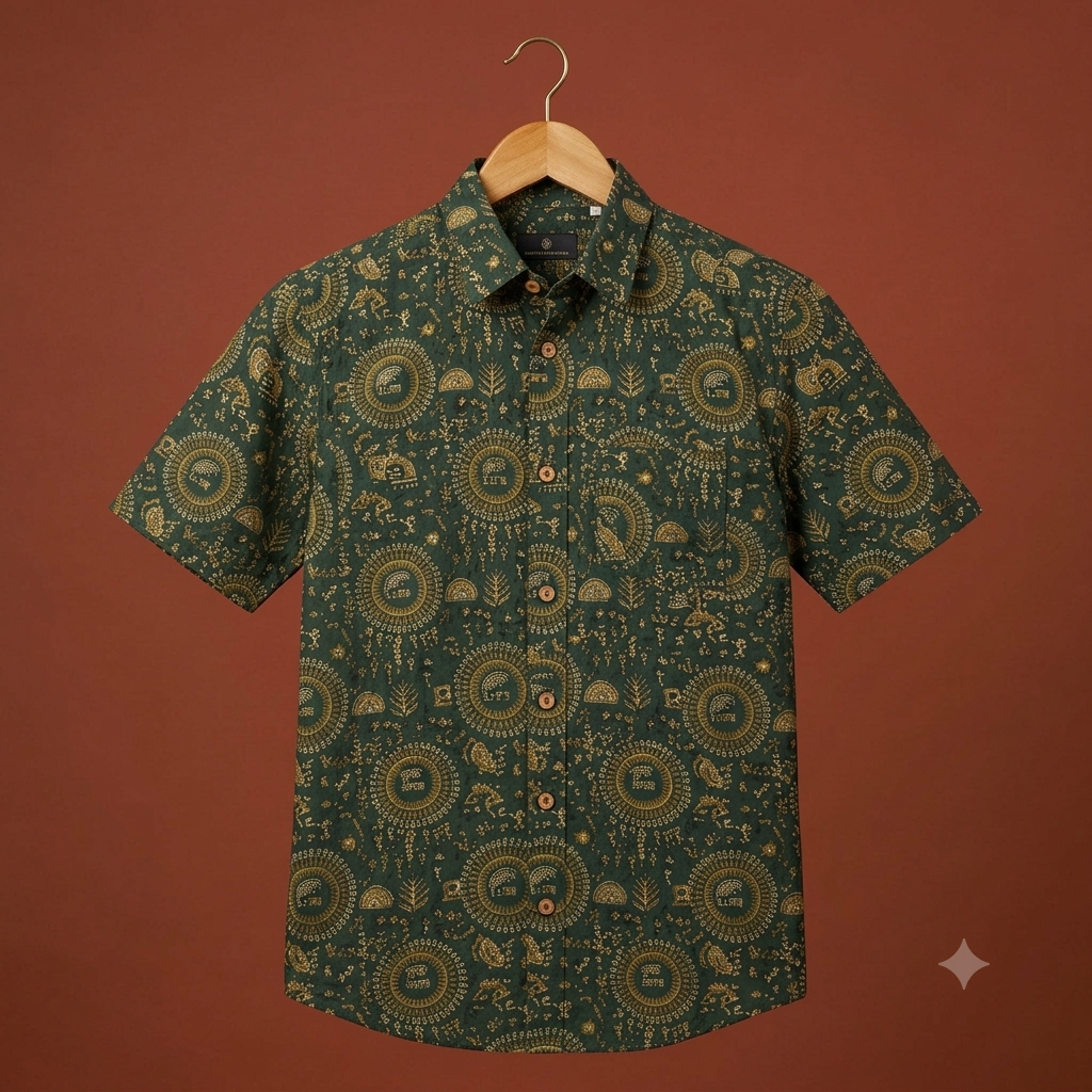 The Rangeelo Heritage Mandala Print Shirt
