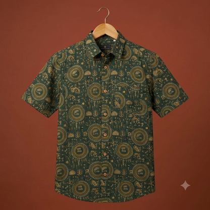 The Rangeelo Heritage Mandala Print Shirt
