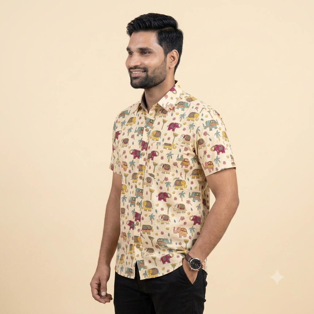 The Festive Rangeelo Elephant Shirt