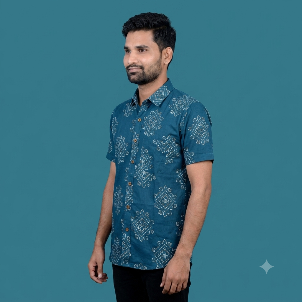 The Royal Indigo Diamond Heritage Shirt