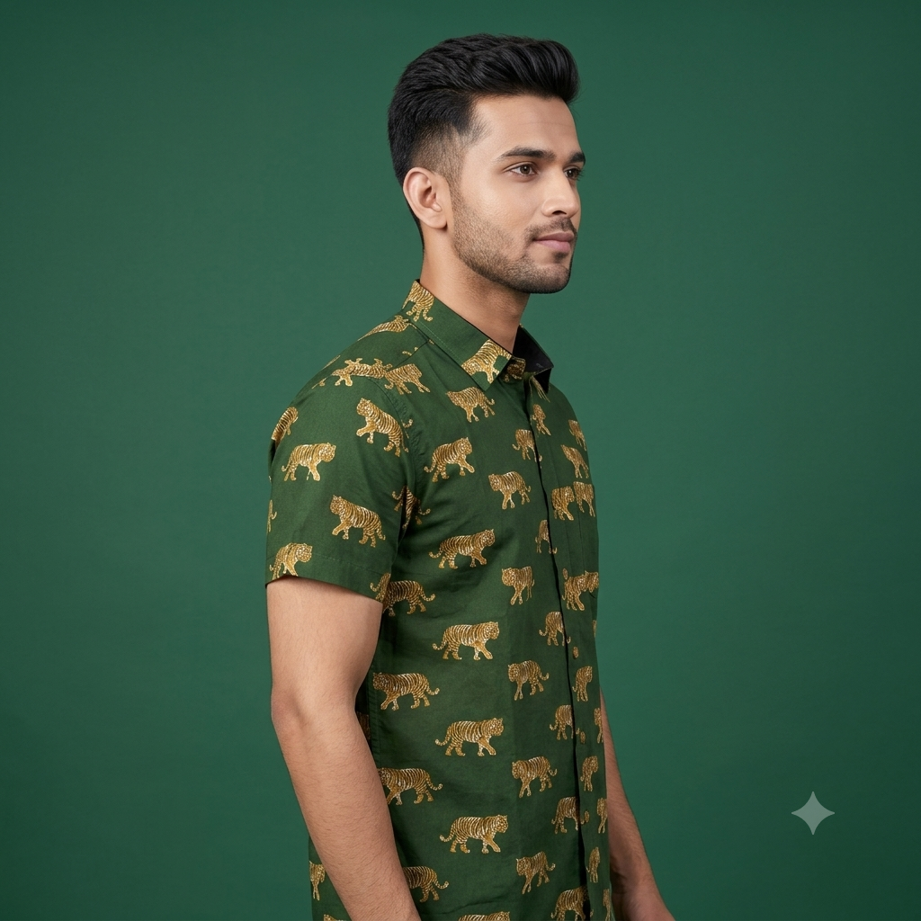 The Royal Ranthambore Tiger Print Shirt