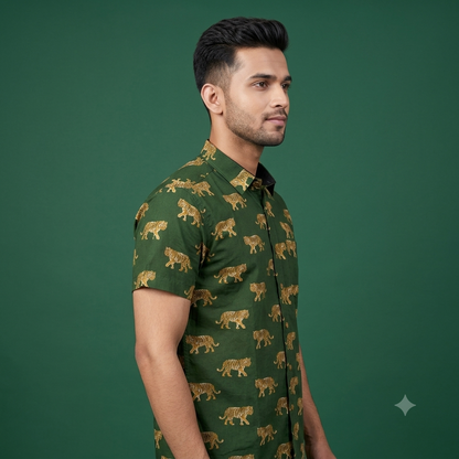 The Royal Ranthambore Tiger Print Shirt