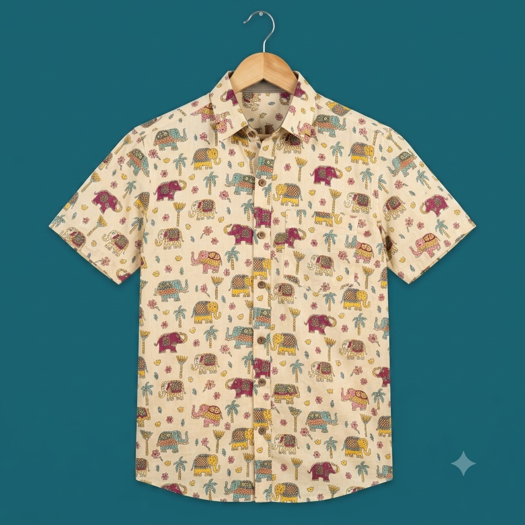 The Festive Rangeelo Elephant Shirt