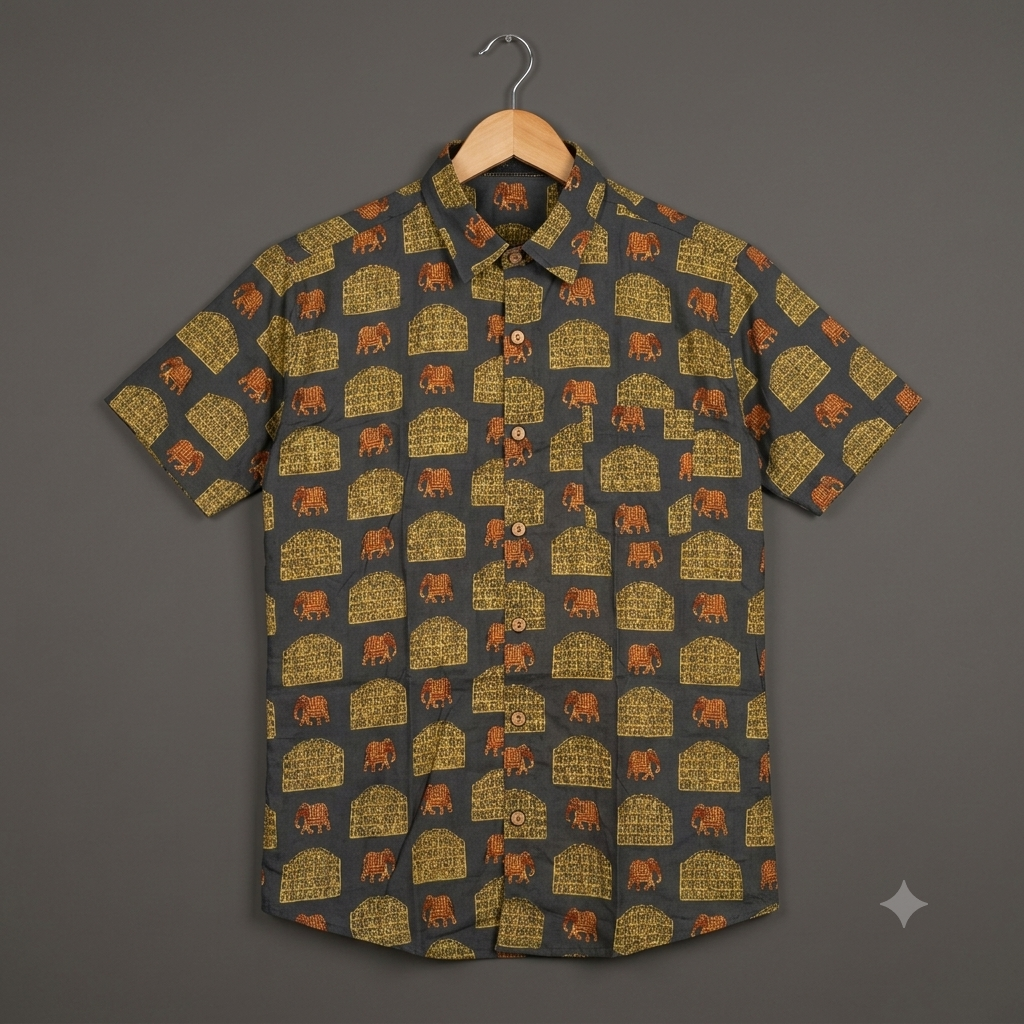 The Hawa Mahal Royal Elephant Shirt