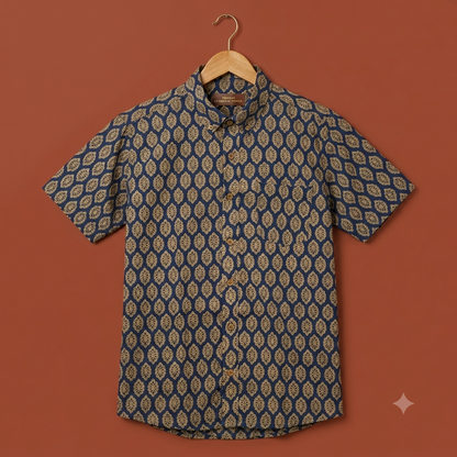 The Nathdwara Royal Indigo Shirt