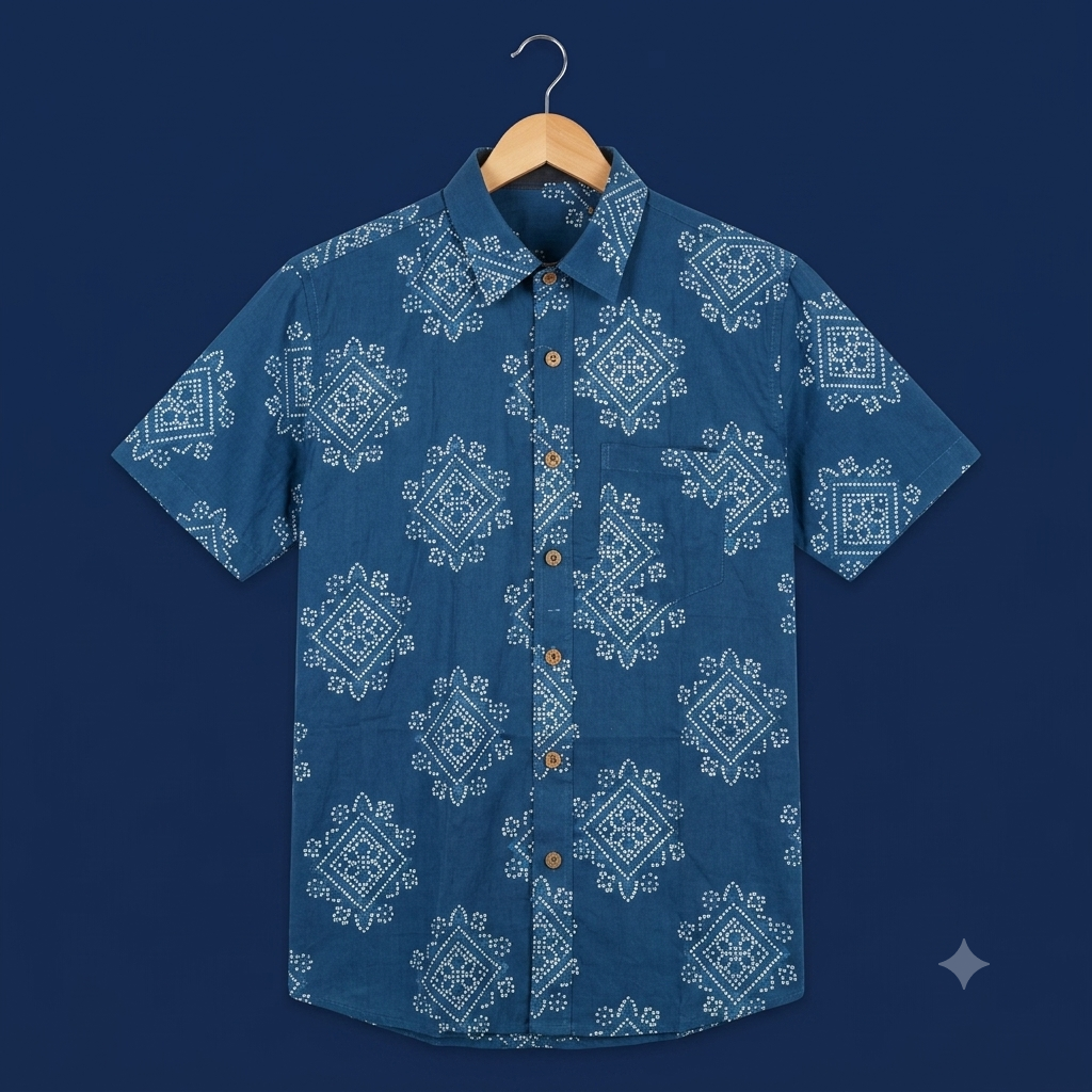 The Royal Indigo Diamond Heritage Shirt