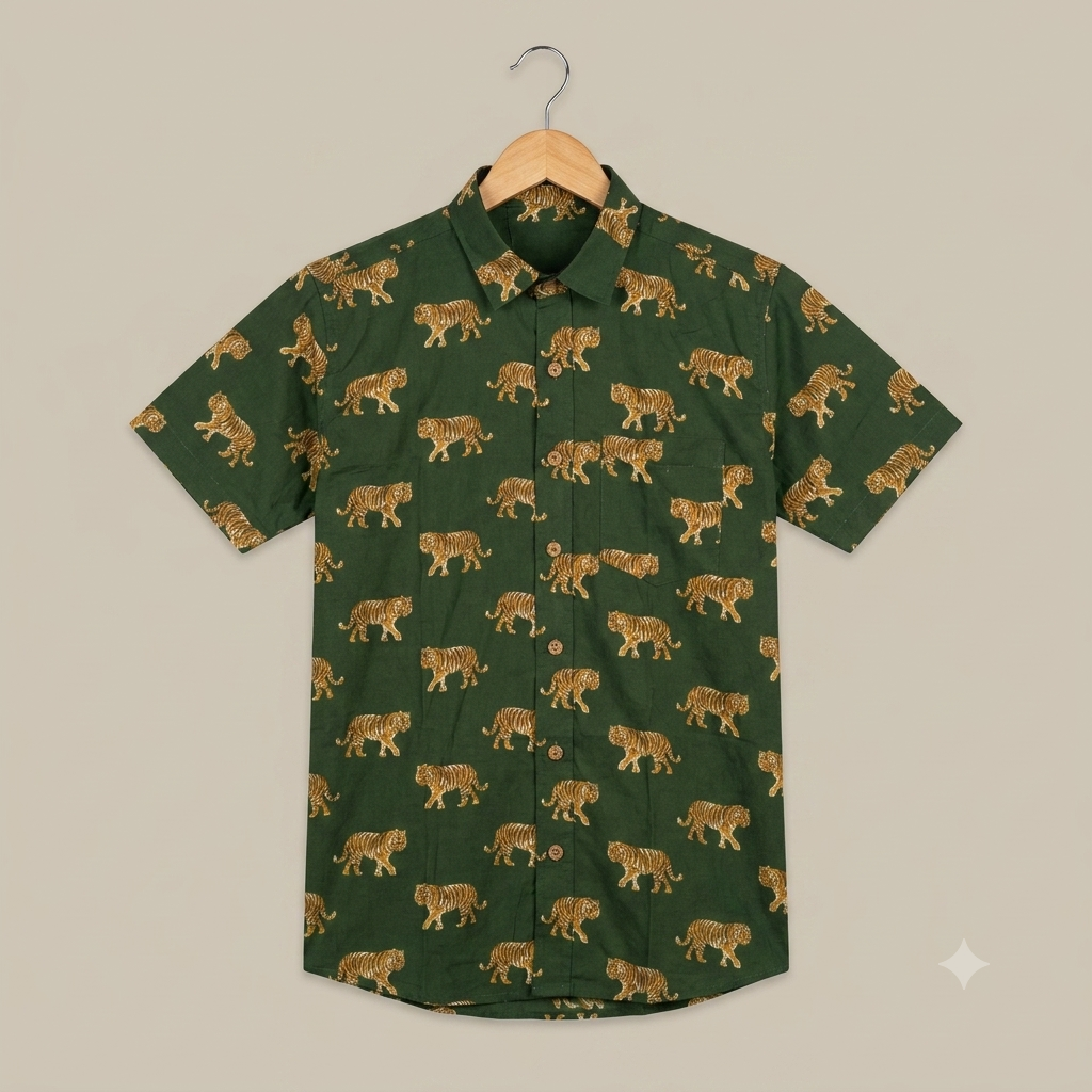 The Royal Ranthambore Tiger Print Shirt
