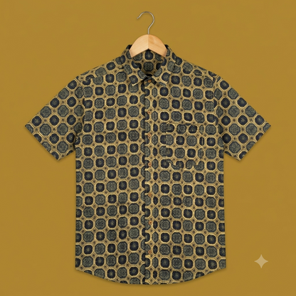 The Royal 'Jali' Geometric Heritage Shirt