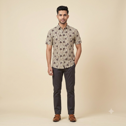 The Rangeelo Royal Elephant Heritage Shirt