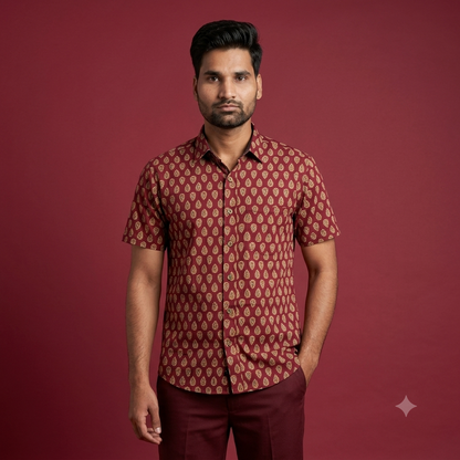 The Royal Crimson 'Ambi' Heritage Shirt