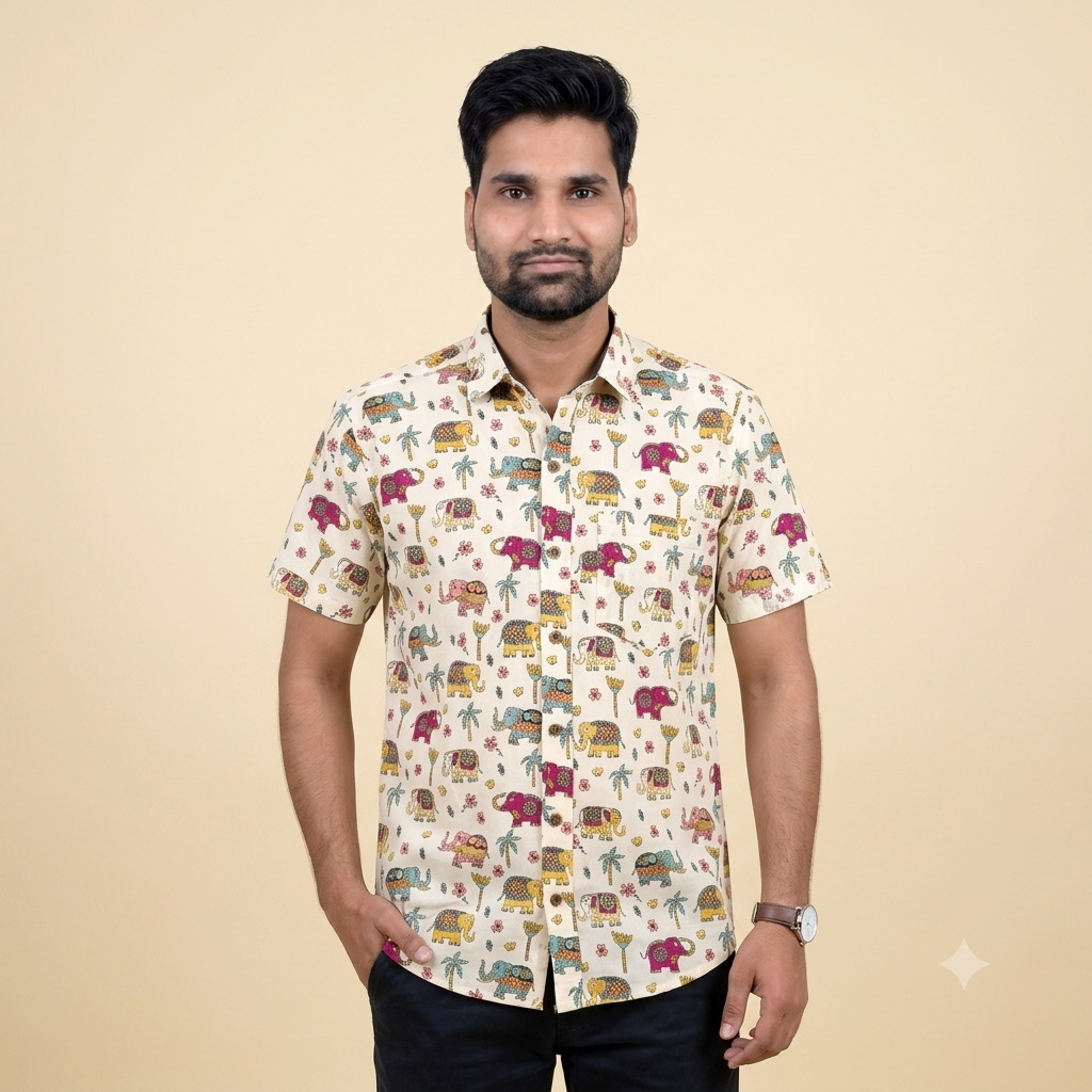 The Festive Rangeelo Elephant Shirt