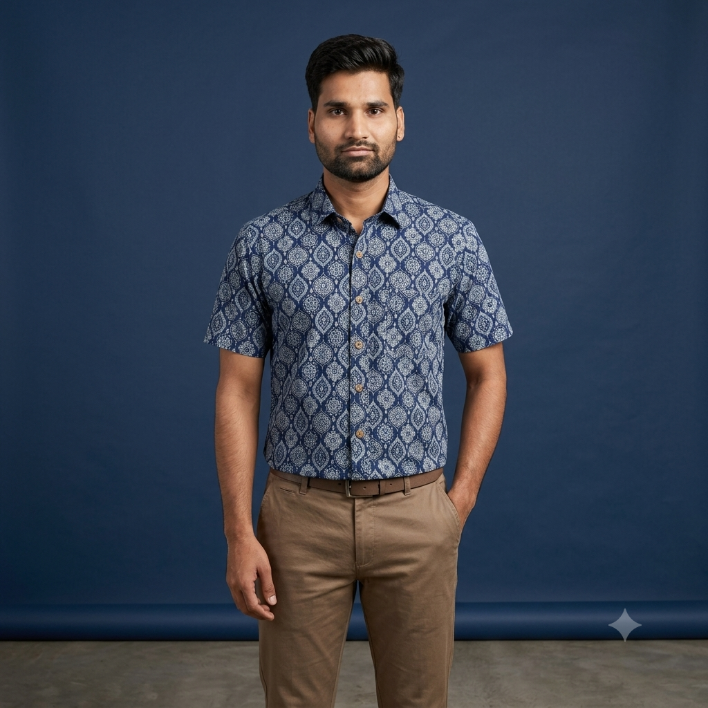 The Heritage Indigo Archway Shirt