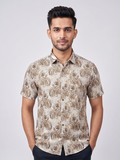 The Royal Aravalli Paisley Short-Sleeve Shirt